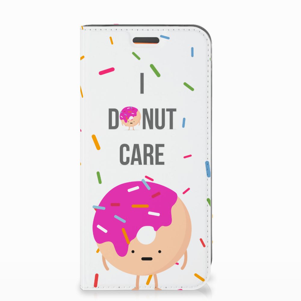 Motorola Moto E5 Play Flip Style Cover Donut Roze