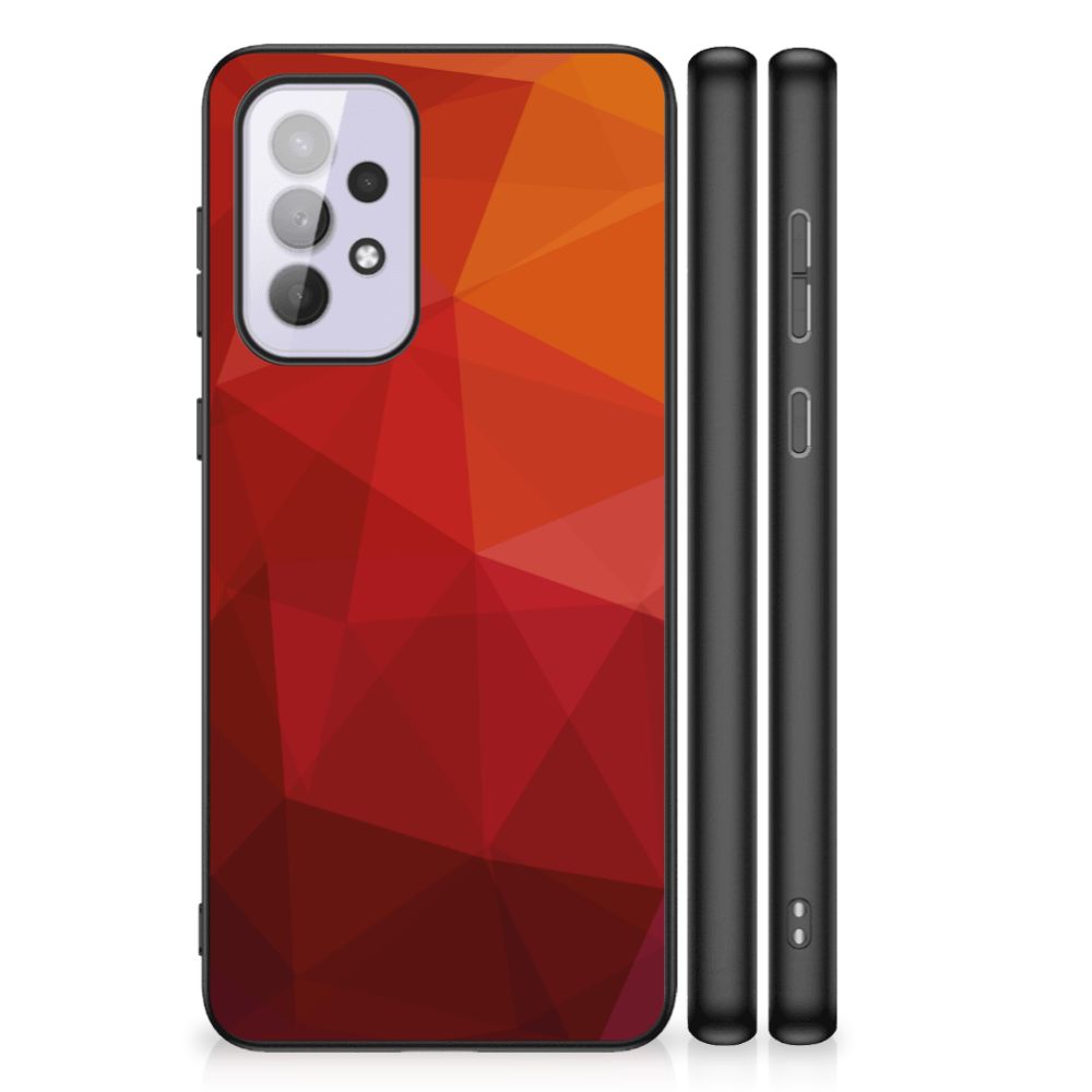 Backcover voor Samsung Galaxy A33 5G Polygon Red B2C Telecom