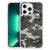 iPhone 13 Pro Max Doorzichtige Silicone Hoesje Army Light met camouflage design