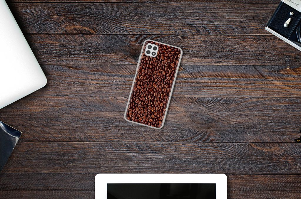 Samsung Galaxy A22 5G Siliconen Case Koffiebonen B2C Telecom