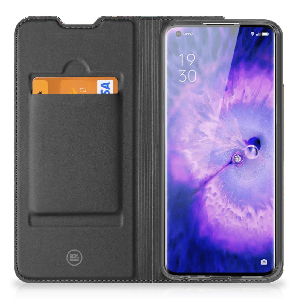 OPPO Find X5 Pro Hoesje met Magneet Aztec