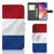 Samsung Galaxy A70 Bookstyle Case Nederlandse Vlag met design van de Nederlandse vlag in rood, wit en blauw.
