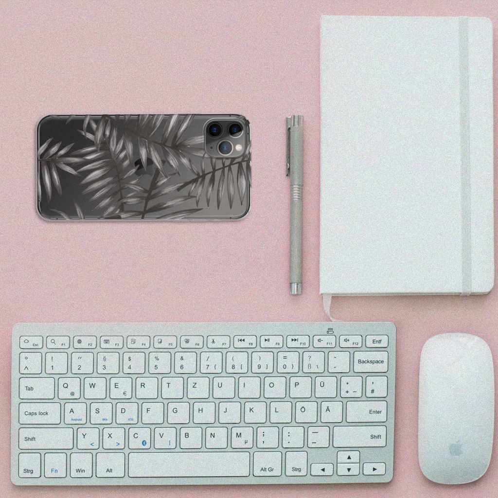 Apple iPhone 11 Pro Max TPU Case Leaves Grey