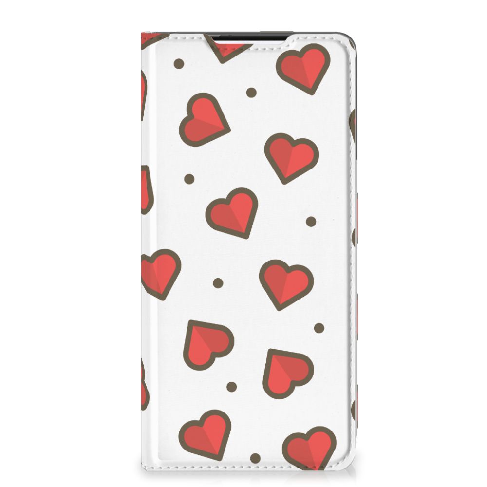 Samsung Galaxy S21 Plus Hoesje met Magneet Hearts - B2C Telecom