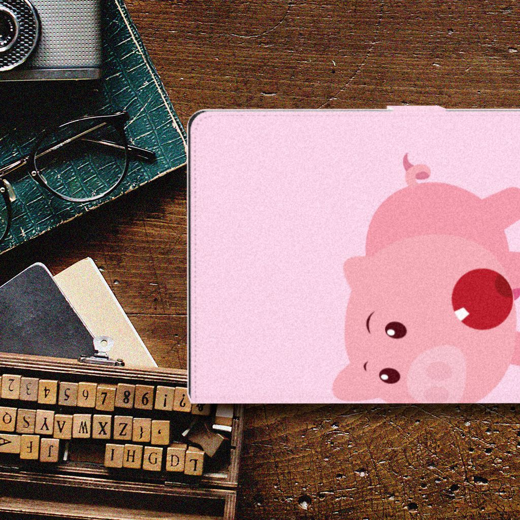 Lenovo Tab P11 | P11 Plus Hippe Tablet Hoes Pig Mud