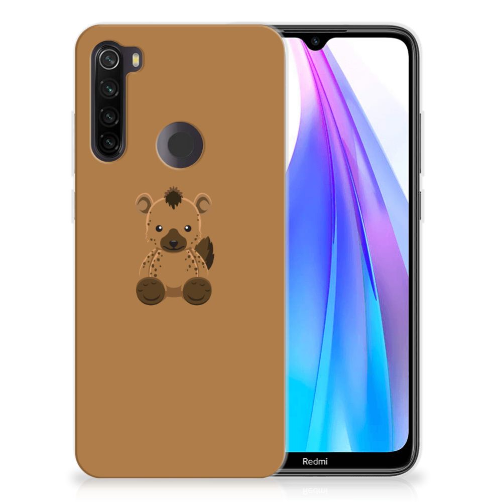 Xiaomi Redmi Note 8T Telefoonhoesje met Naam Baby Hyena