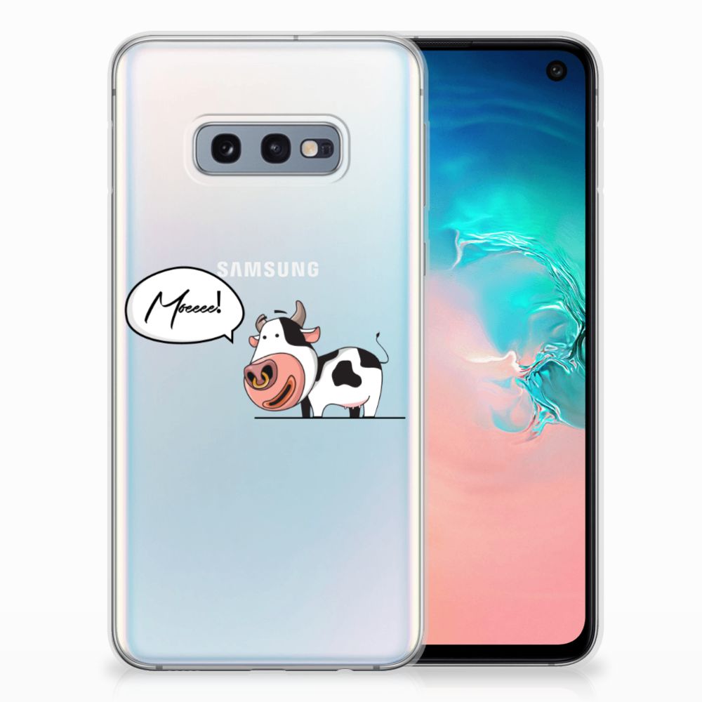 Samsung Galaxy S10e Telefoonhoesje met Naam Cow