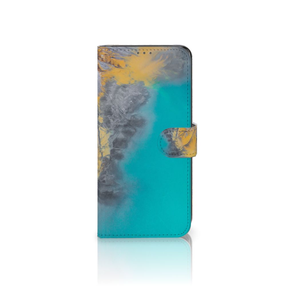 Samsung Galaxy A32 5G Bookcase Marble Blue Gold