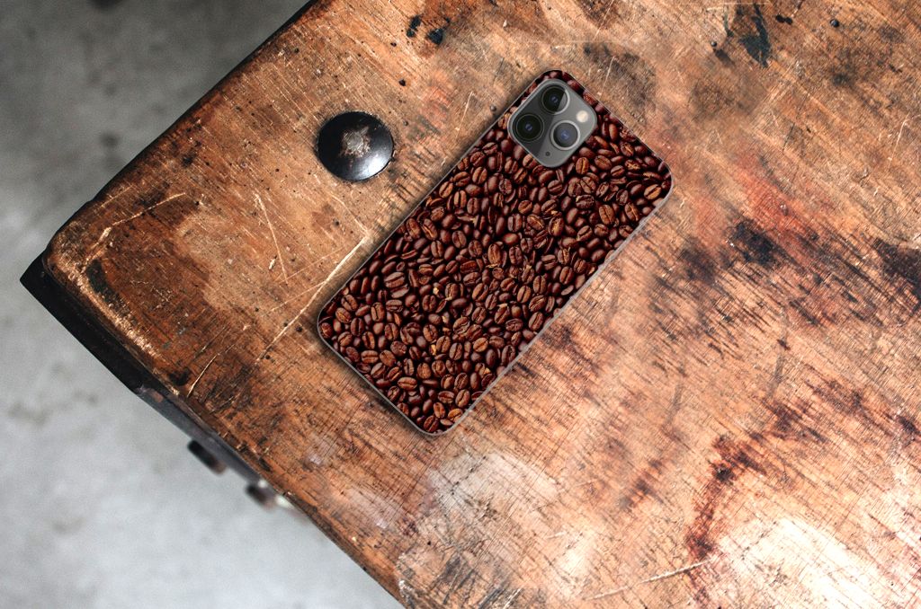 Apple iPhone 11 Pro Siliconen Case Koffiebonen