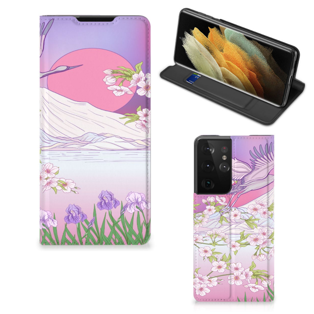 Samsung Galaxy S21 Ultra Hoesje maken Bird Flying - B2C Telecom