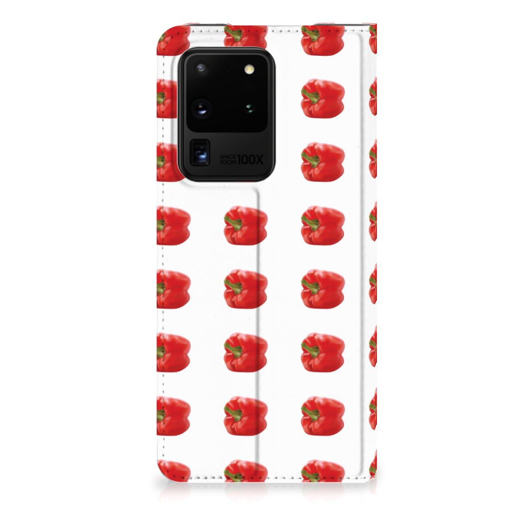Samsung Galaxy S20 Ultra Flip Style Cover Paprika Red