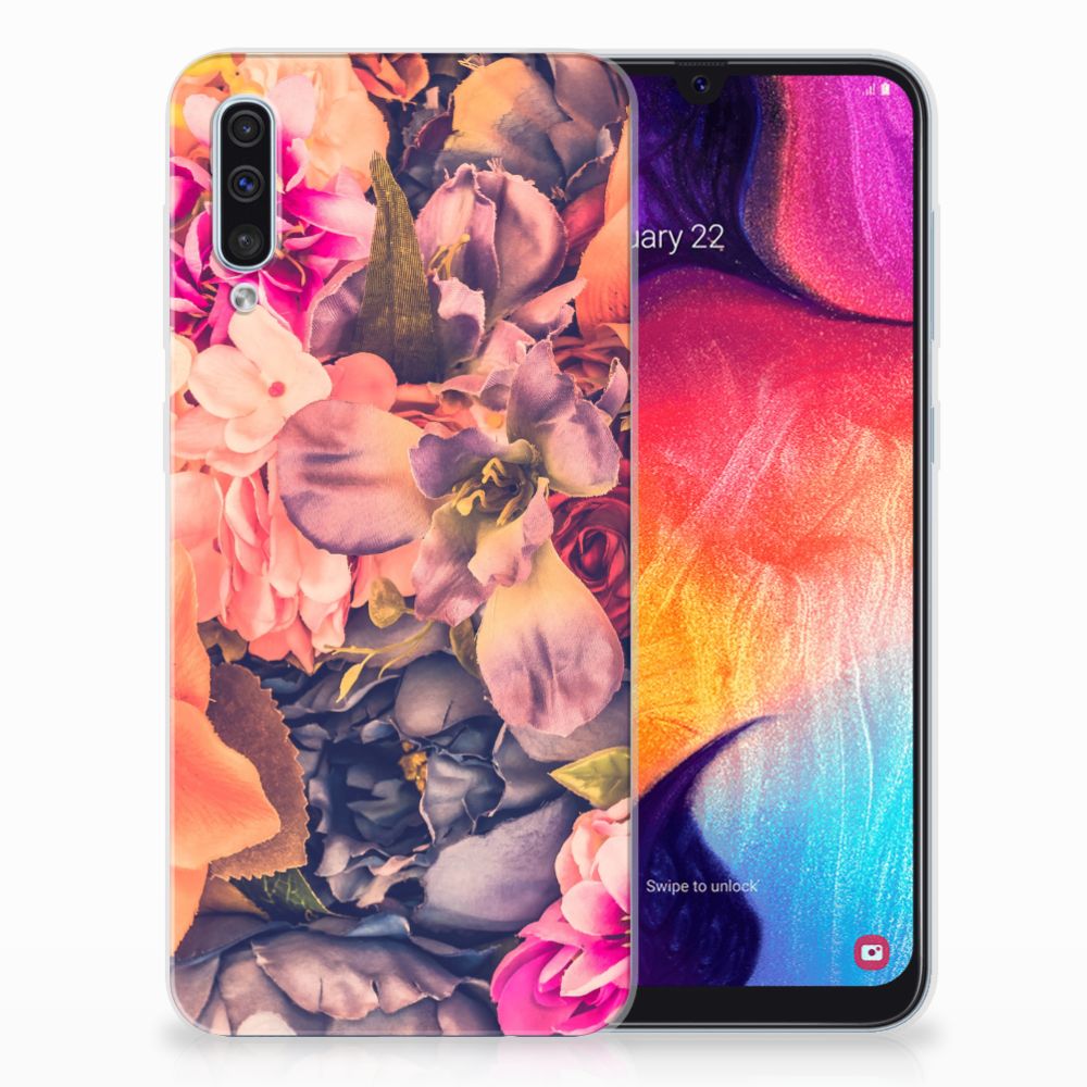 Samsung Galaxy A50 TPU Case Bosje Bloemen