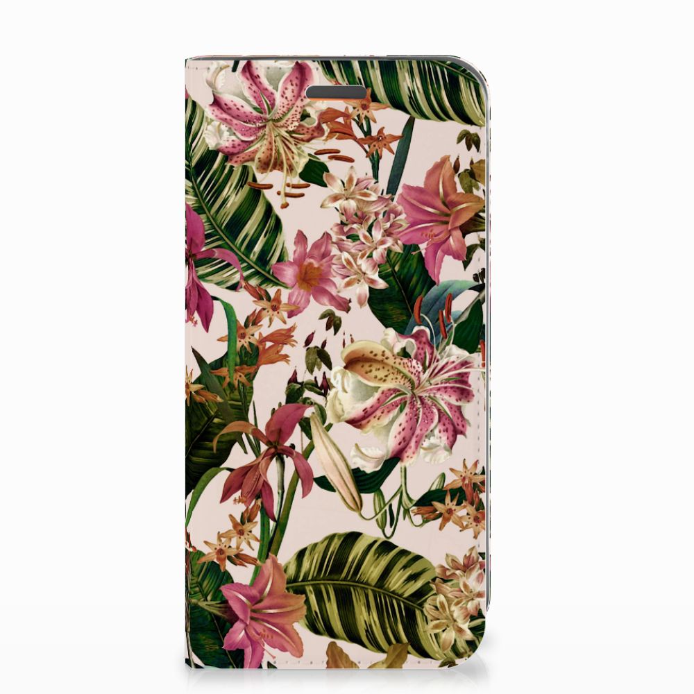 Motorola Moto E5 Play Smart Cover Flowers