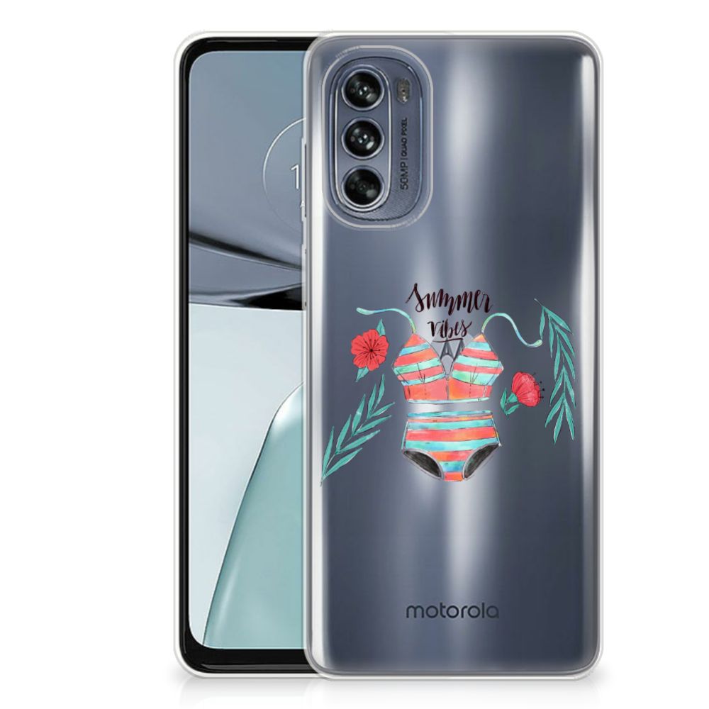 Motorola Moto G62 5G Telefoonhoesje met Naam Boho Summer