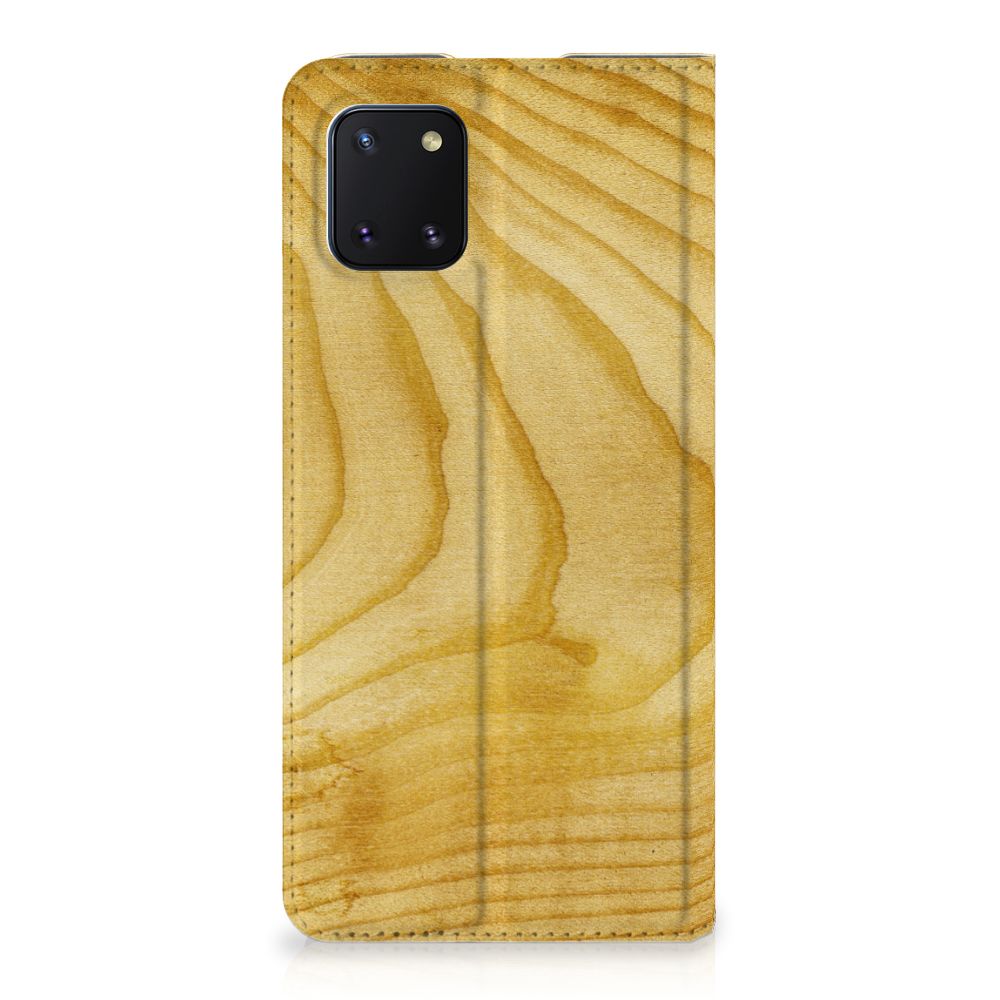 Samsung Galaxy Note 10 Lite Book Wallet Case Licht Hout - B2C Telecom