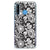 Huawei P30 Lite Case Black Flowers