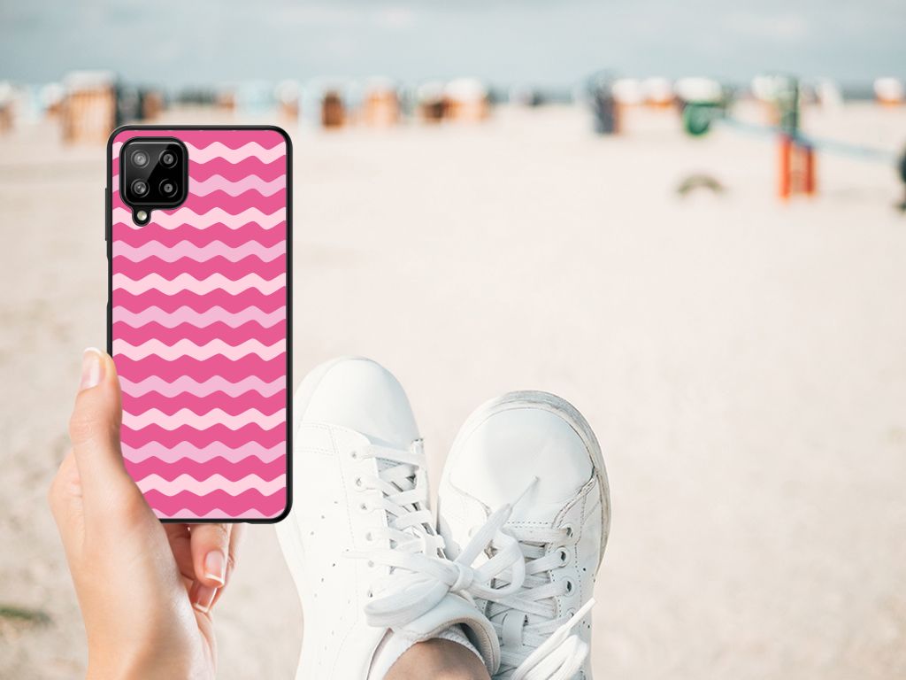 Samsung Galaxy A12 Back Case Waves Pink B2C Telecom