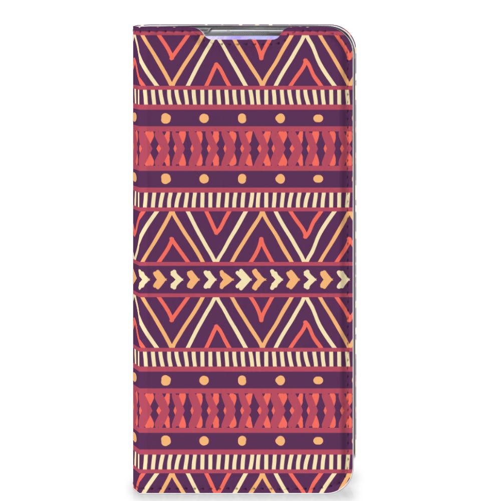 Samsung Galaxy S20 Plus Hoesje met Magneet Aztec Paars - B2C Telecom