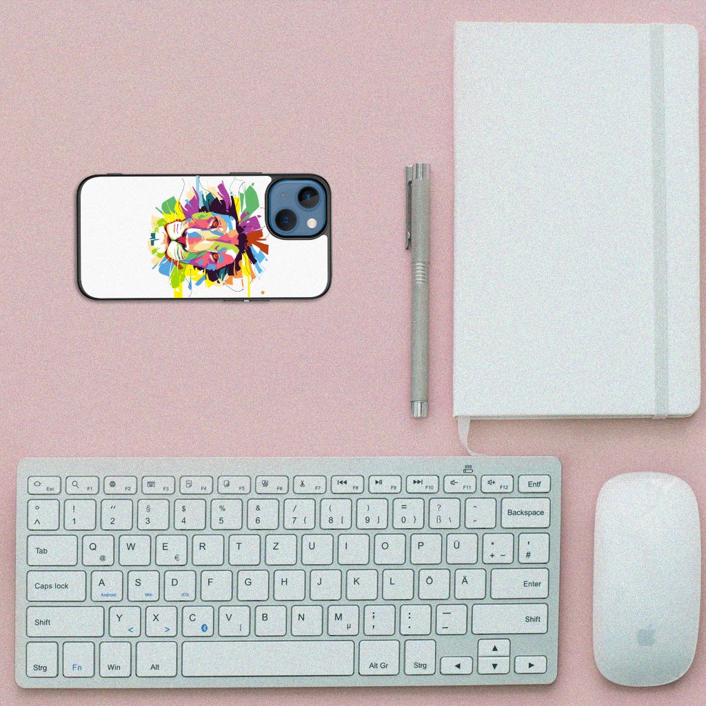 Apple iPhone 13 mini Hoesje Lion Color B2C Telecom