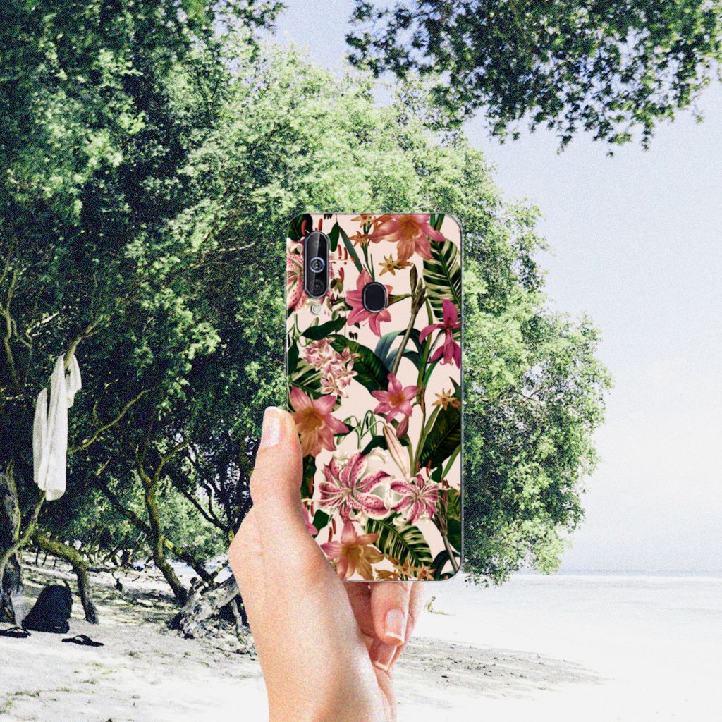 Samsung Galaxy A60 TPU Case Flowers