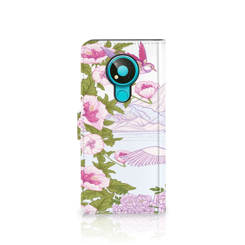 Nokia 3.4 Telefoonhoesje met Pasjes Bird Standing