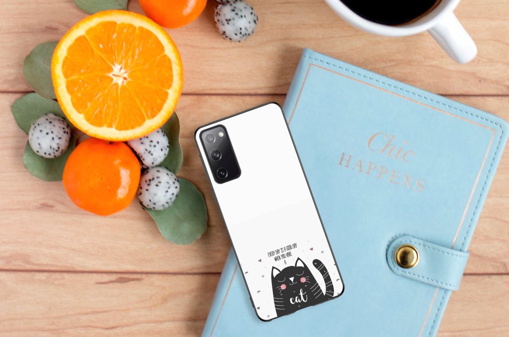 Samsung Galaxy S20 Bumper Hoesje Cat Good Day B2C Telecom