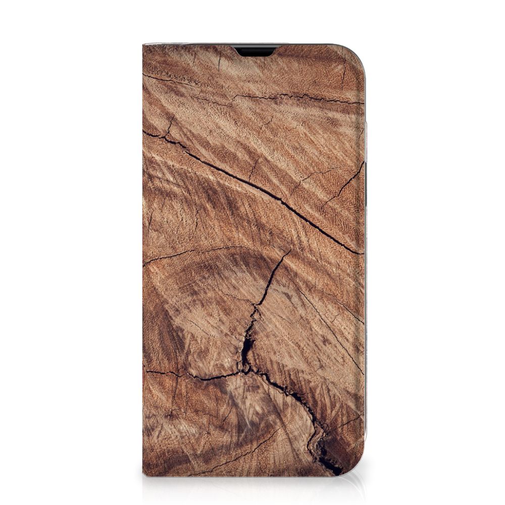 iPhone 13 Book Wallet Case Tree Trunk