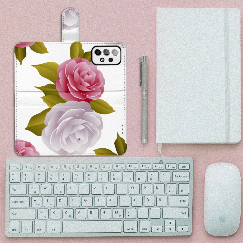 Samsung Galaxy A73 5G Hoesje Roses