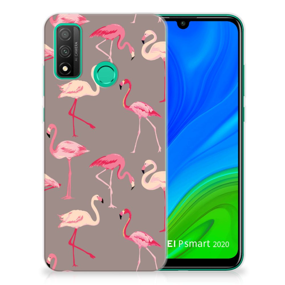 Huawei P Smart 2020 TPU Hoesje Flamingo B2C Telecom