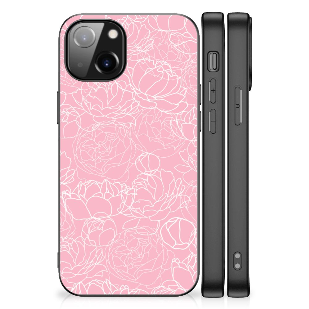 Apple iPhone 13 Bloemen Hoesje White Flowers B2C Telecom