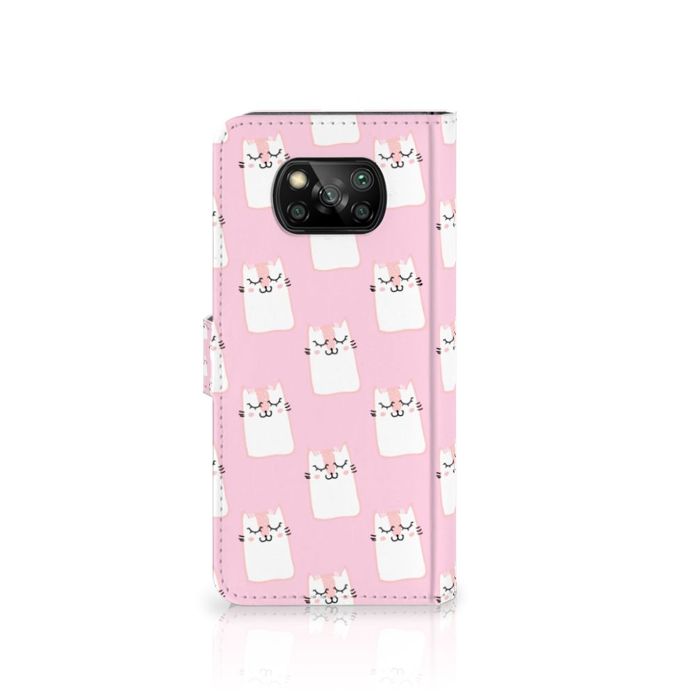 Xiaomi Poco X3 | Poco X3 Pro Telefoonhoesje met Pasjes Sleeping Cats