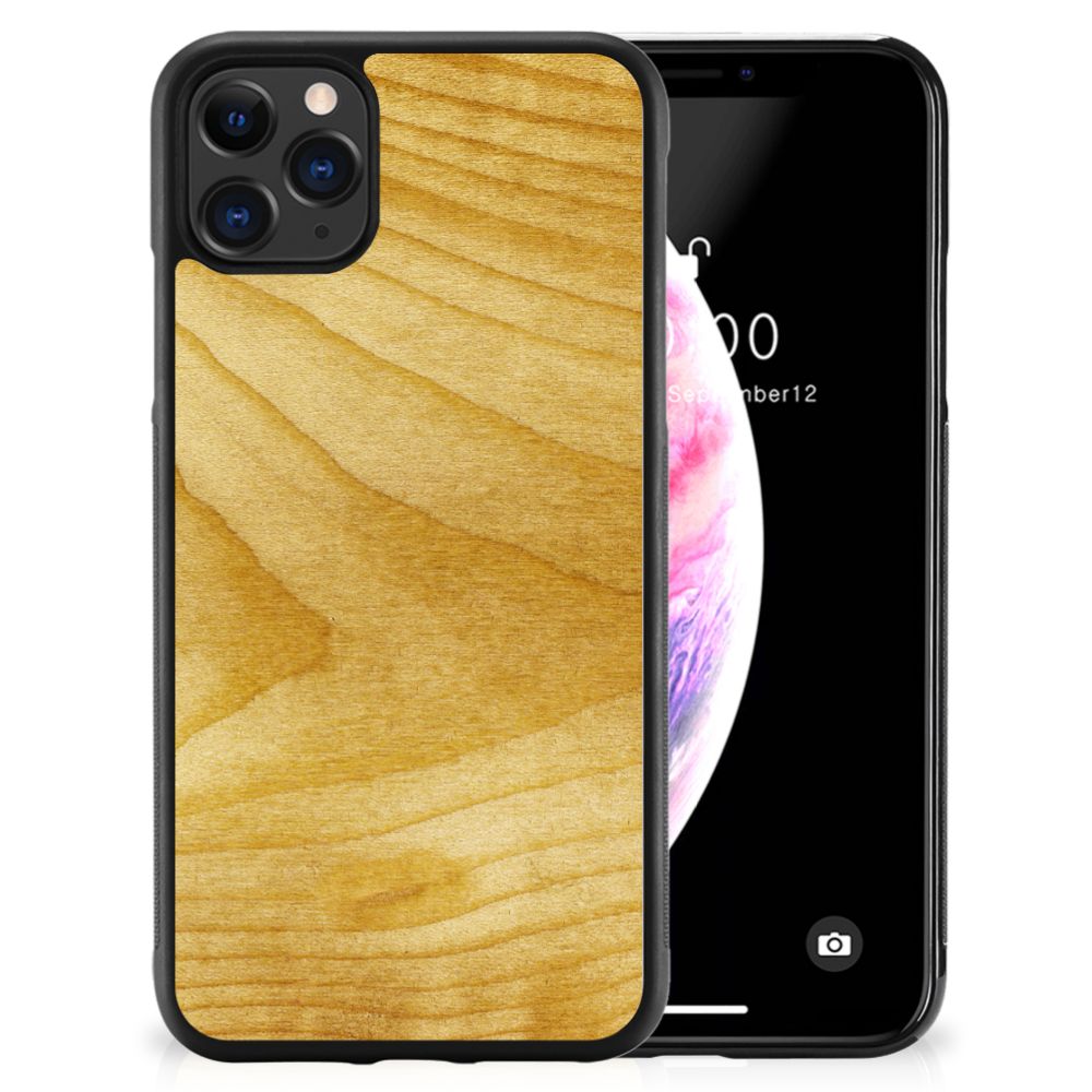 Apple iPhone 11 Pro Max Grip Case Licht Hout B2C Telecom