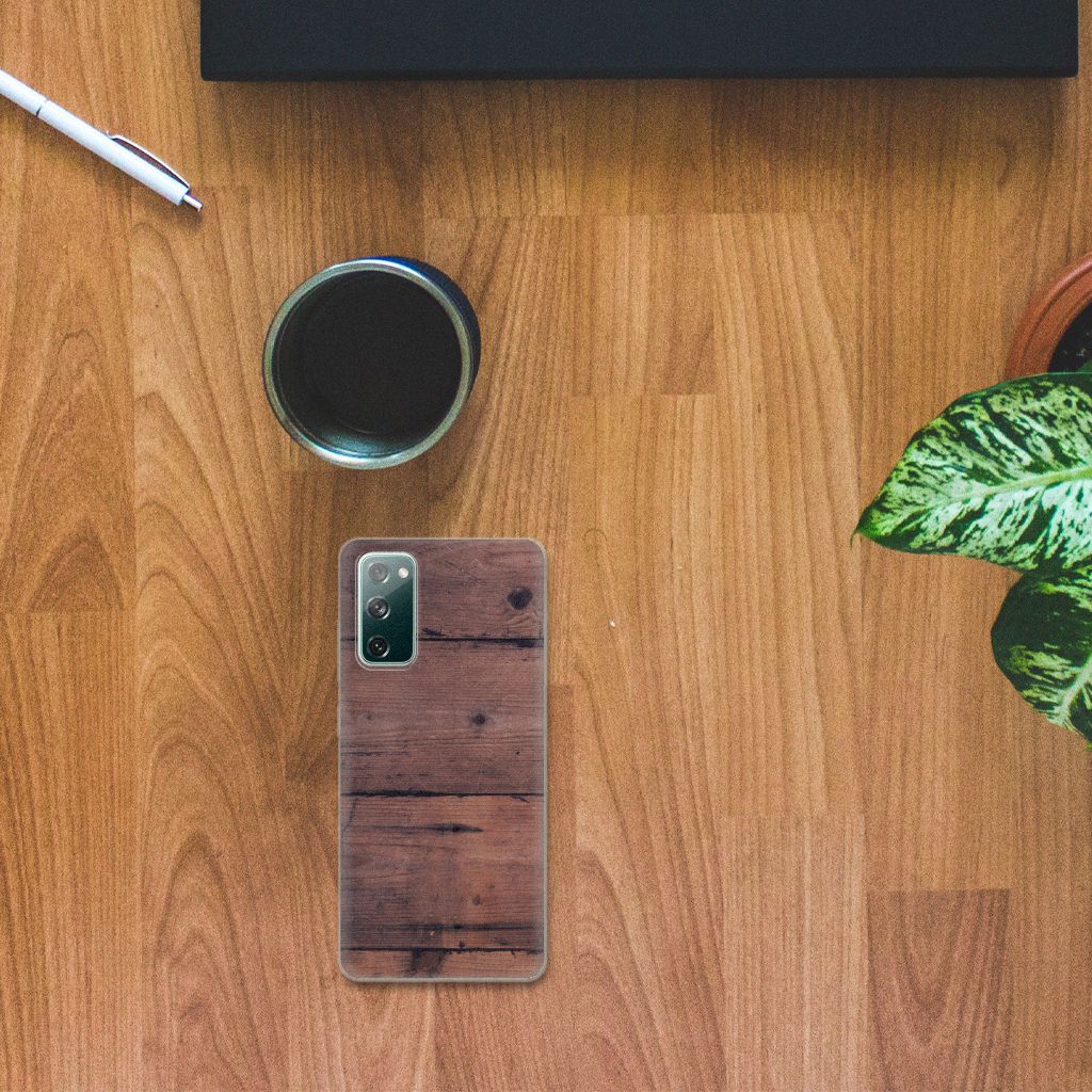 Samsung Galaxy S20 FE Bumper Hoesje Old Wood B2C Telecom