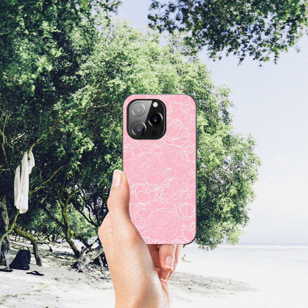 iPhone 14 Pro Bloemen Hoesje White Flowers B2C Telecom