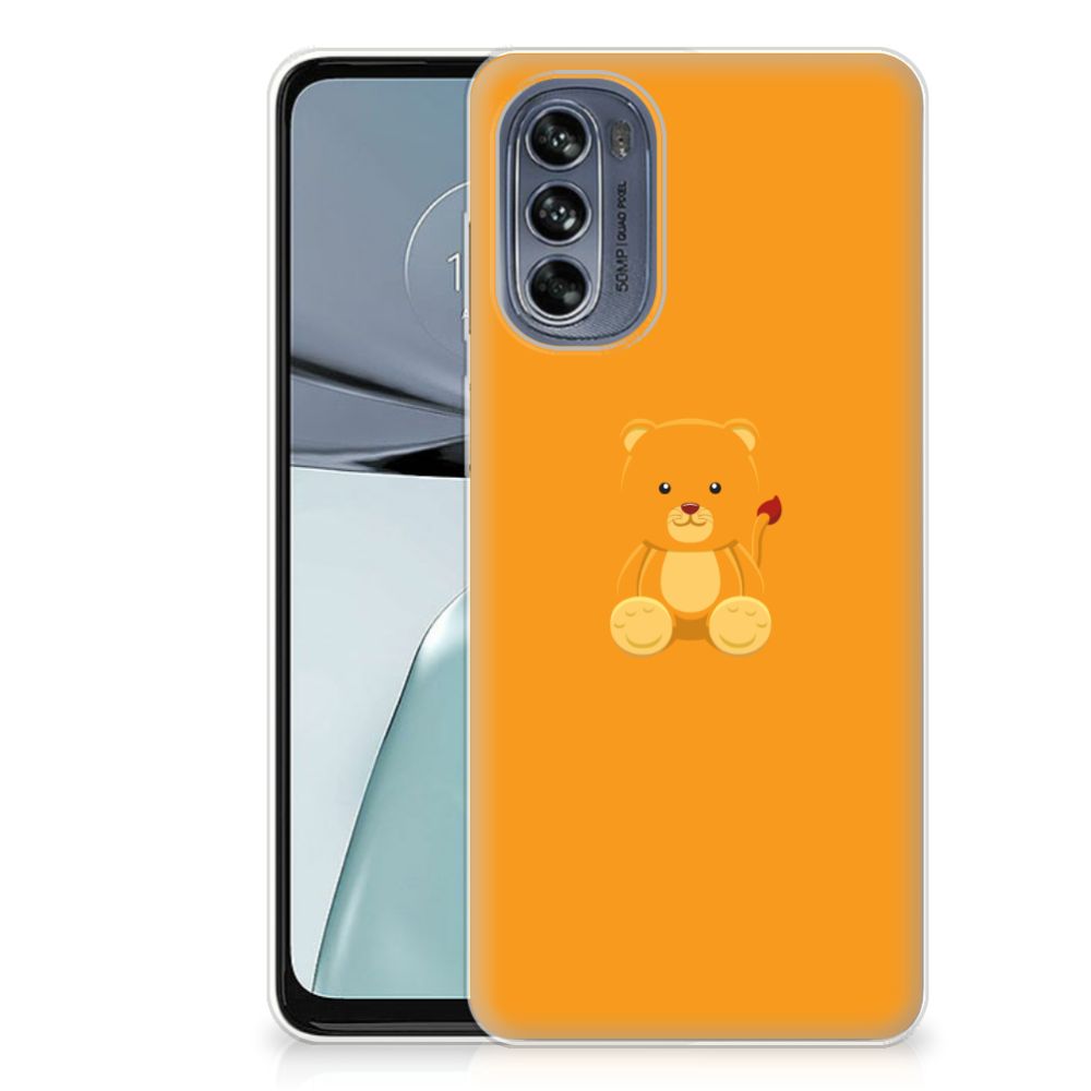 Motorola Moto G62 5G Telefoonhoesje met Naam Baby Beer B2C Telecom