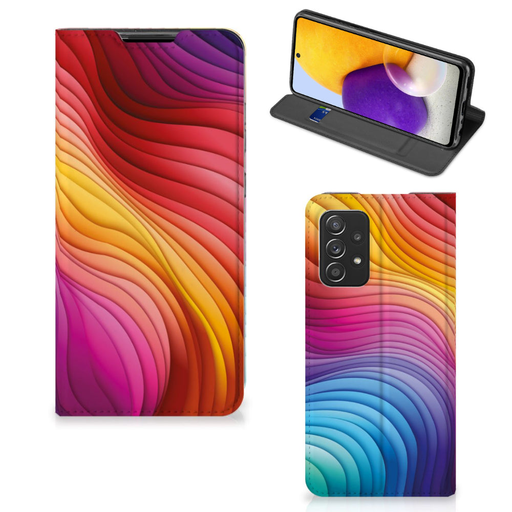 Stand Case voor Samsung Galaxy A72 (5G/4G) Regenboog