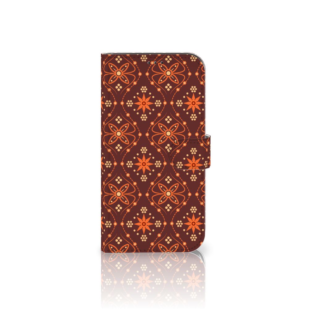 Apple iPhone 12 Pro Max Telefoon Hoesje Batik Brown