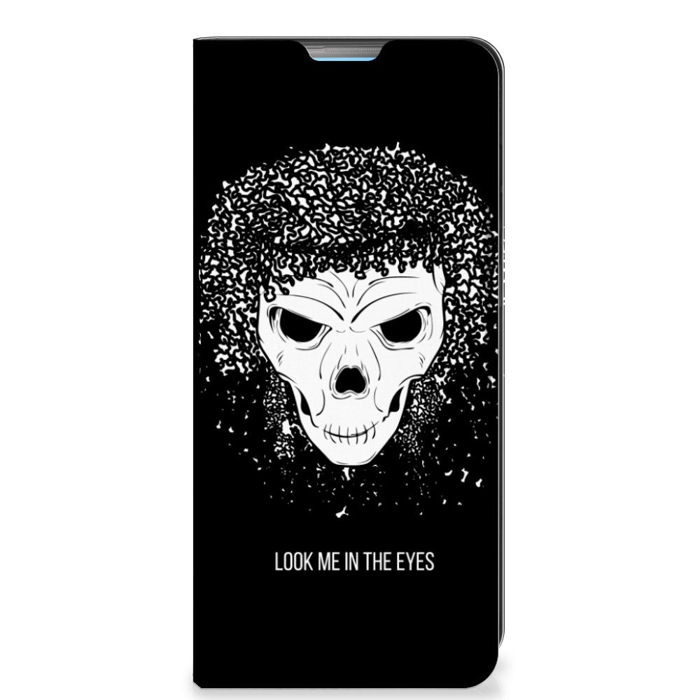 Mobiel BookCase OPPO A74 4G Skull Hair - B2C Telecom