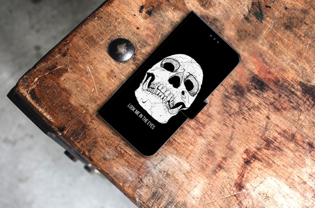Telefoonhoesje met Naam Nokia 5.4 Skull Eyes