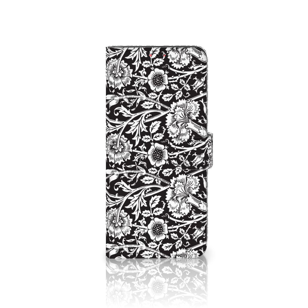 Samsung Galaxy A13 (4G) Hoesje Black Flowers