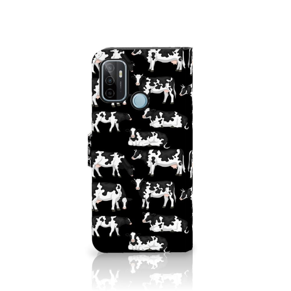 OPPO A53 | OPPO A53s Telefoonhoesje met Pasjes Koetjes
