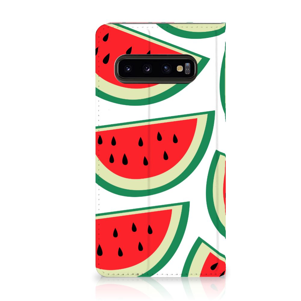 Samsung Galaxy S10 Flip Style Cover Watermelons