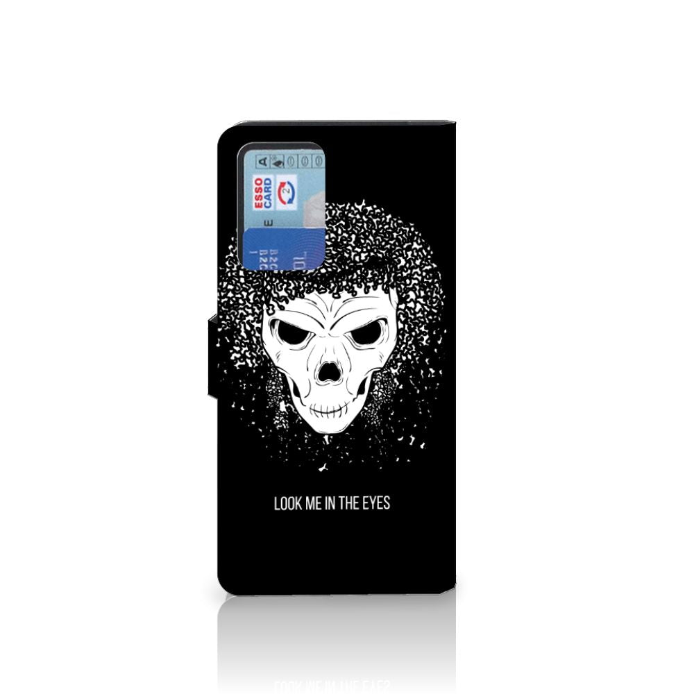Telefoonhoesje met Naam Xiaomi Redmi Note 10 Pro Skull Hair
