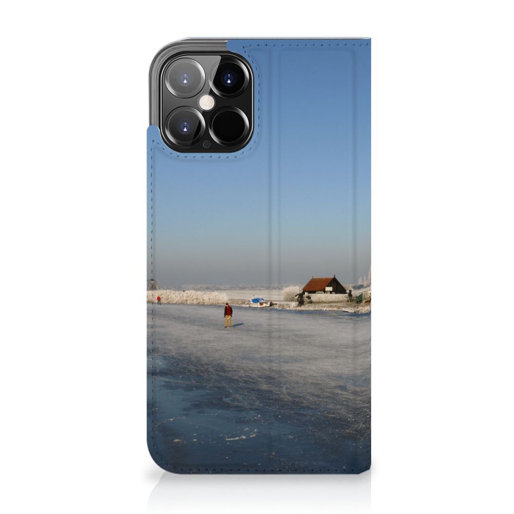 iPhone 12 Pro Max Book Cover Schaatsers - B2C Telecom