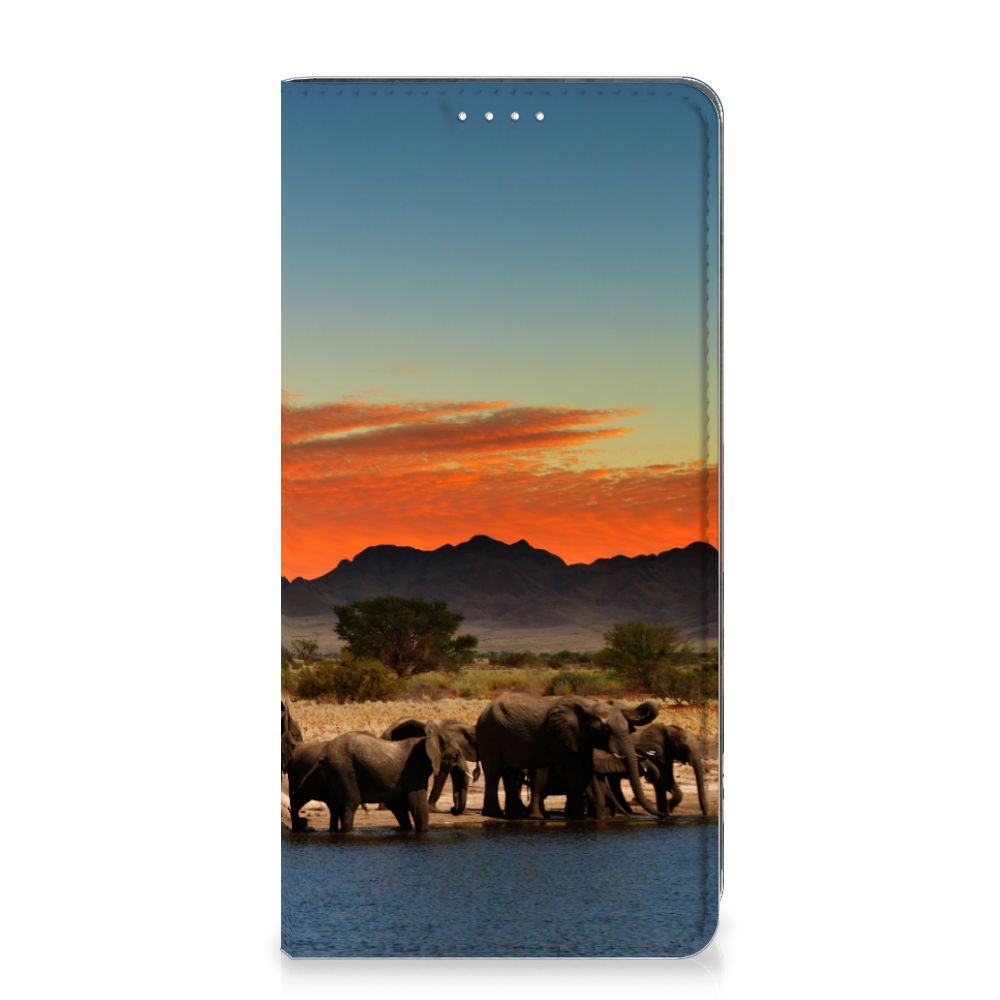 Samsung Galaxy S23 Hoesje maken Olifanten - B2C Telecom