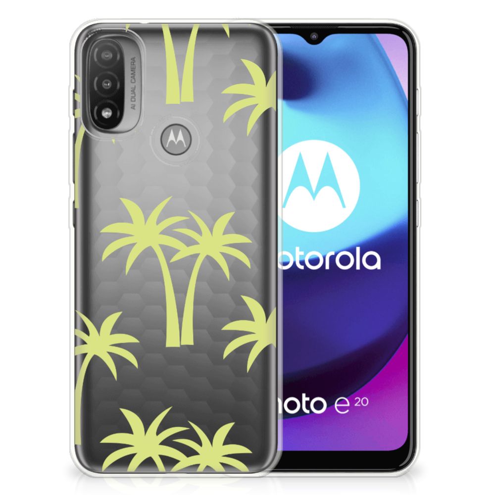 Motorola Moto E20 | E40 TPU Case Palmtrees