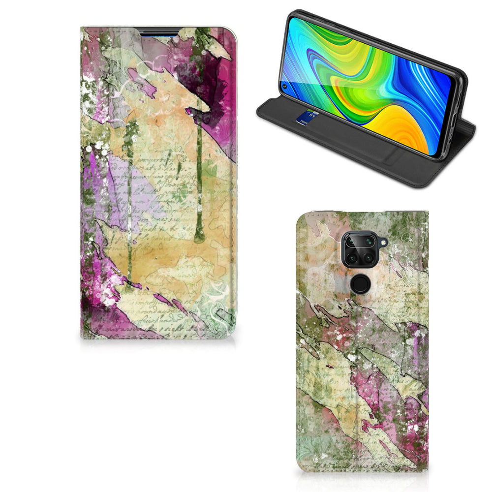 Bookcase Xiaomi Redmi Note 9 Letter Painting