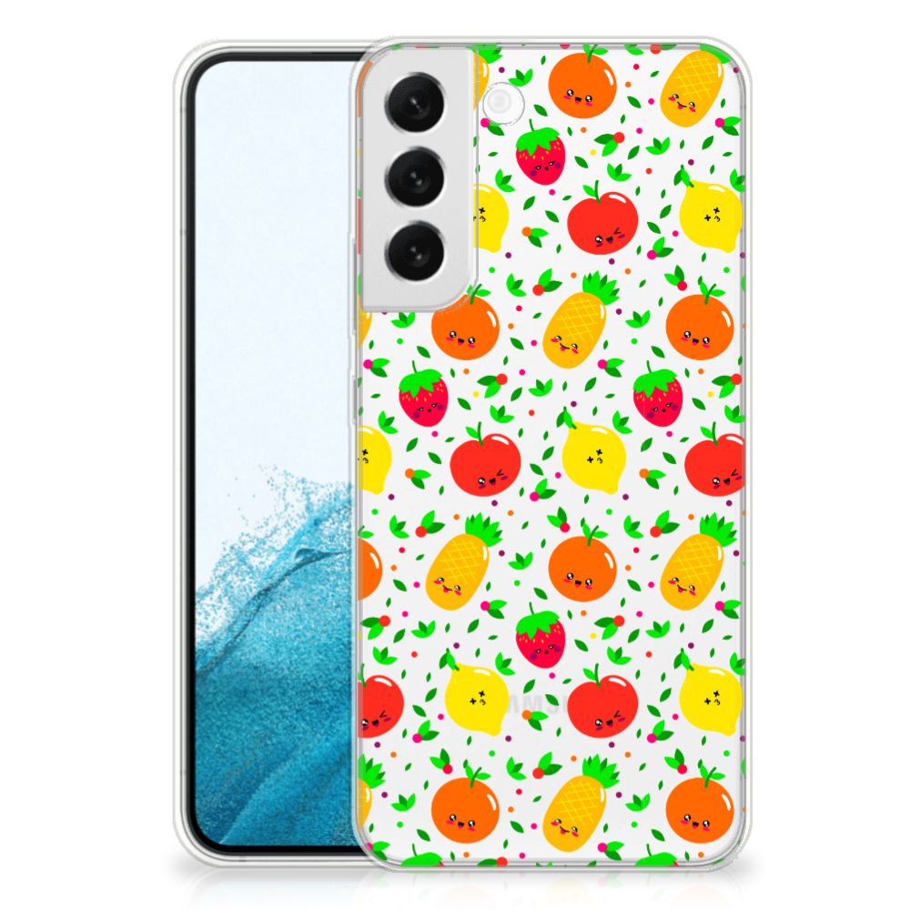 Samsung Galaxy S22 Plus Siliconen Case Fruits