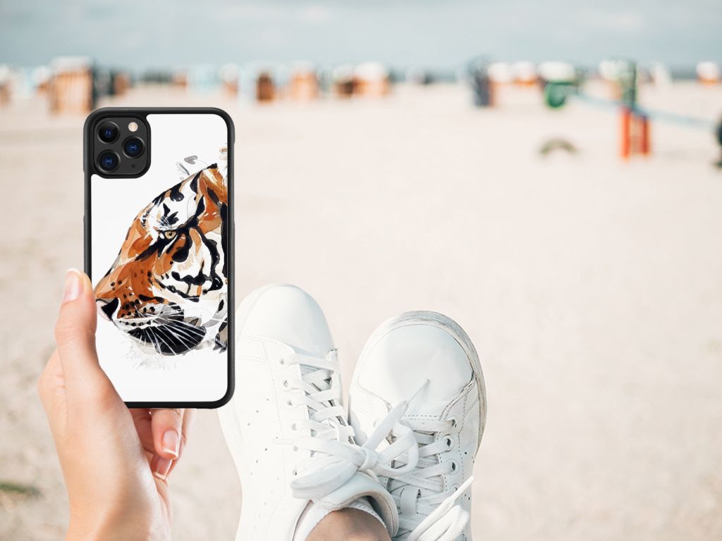 Case Apple iPhone 11 Pro Max Watercolor Tiger