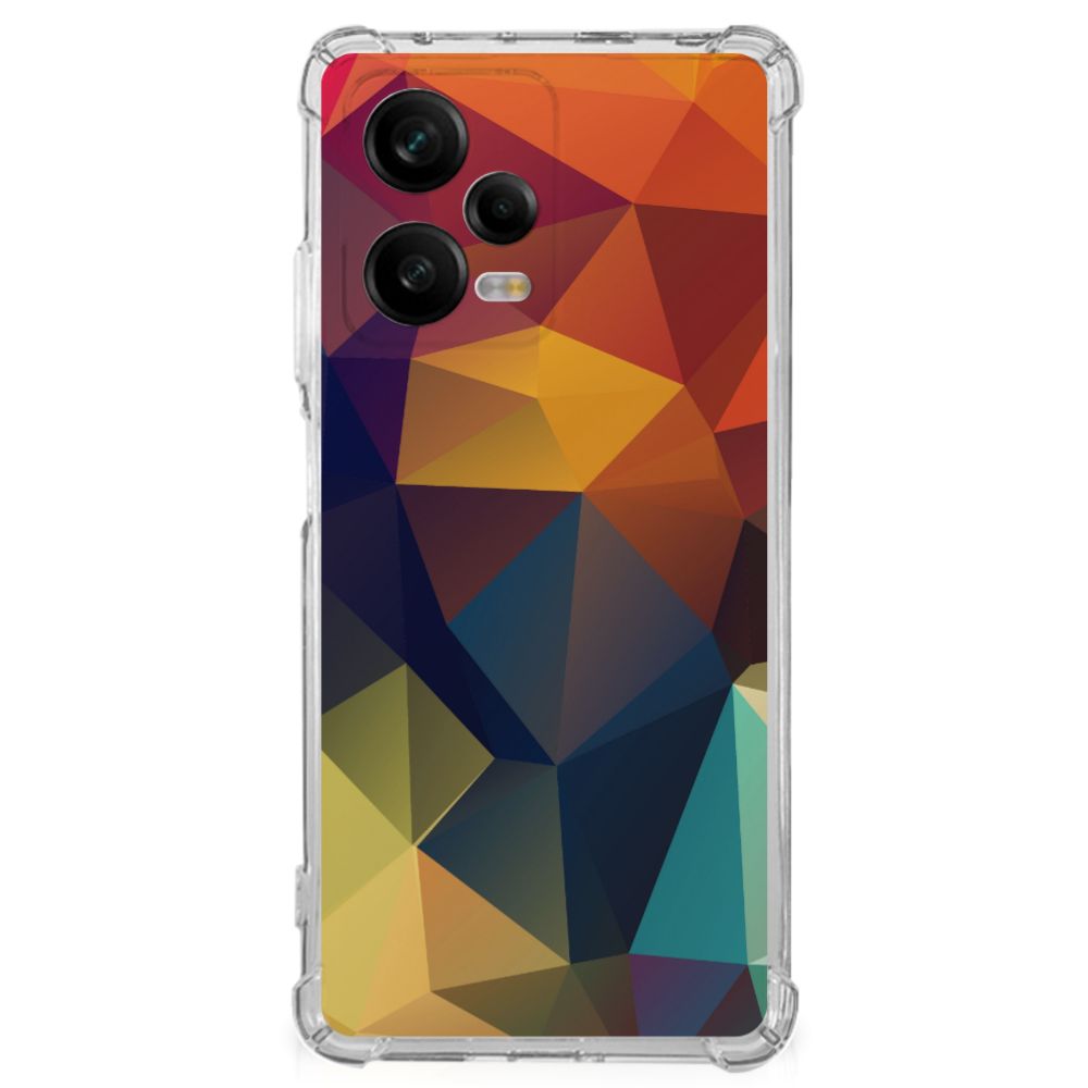 Xiaomi Redmi Note 12 Pro Shockproof Case Polygon Color